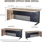 Modern Executive Office Desk Computer Desk Bussiness for Work Writing