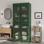 100% Solid Wood 32 Bathroom Cabinet with Optional Doors by Palace Imports