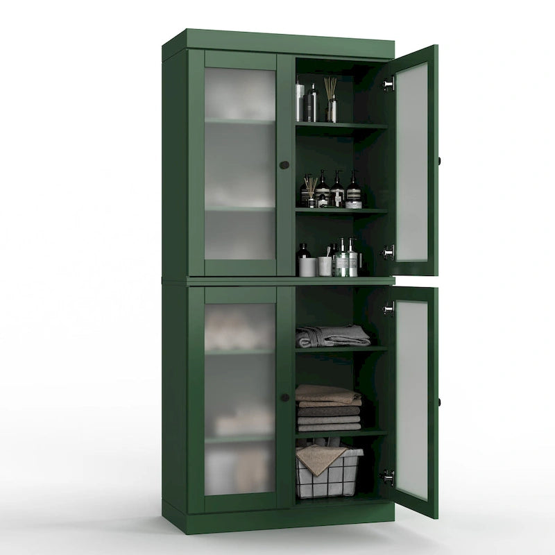 100% Solid Wood 32 Bathroom Cabinet with Optional Doors by Palace Imports