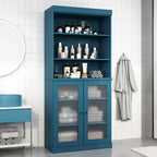 100% Solid Wood 32 Bathroom Cabinet with Optional Doors by Palace Imports