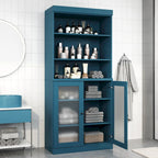100% Solid Wood 32 Bathroom Cabinet with Optional Doors by Palace Imports