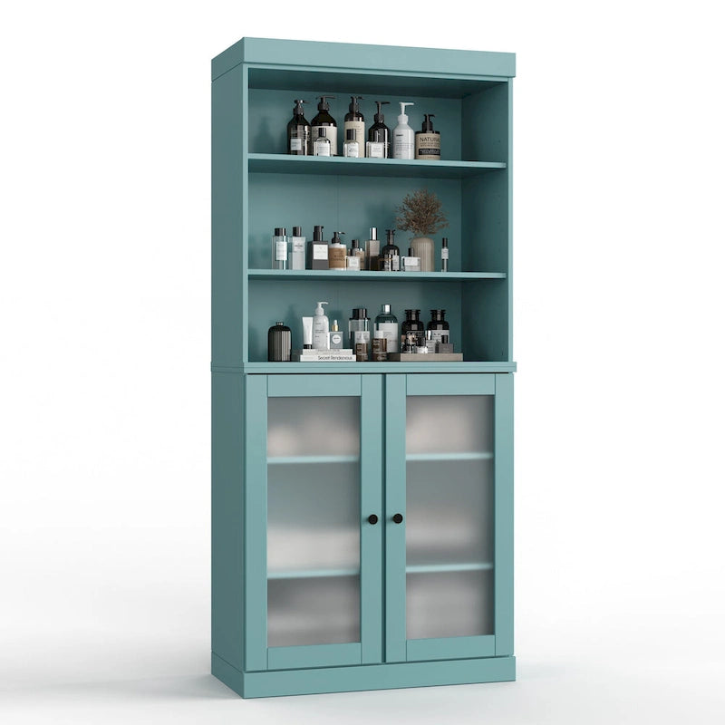 100% Solid Wood 32 Bathroom Cabinet with Optional Doors by Palace Imports