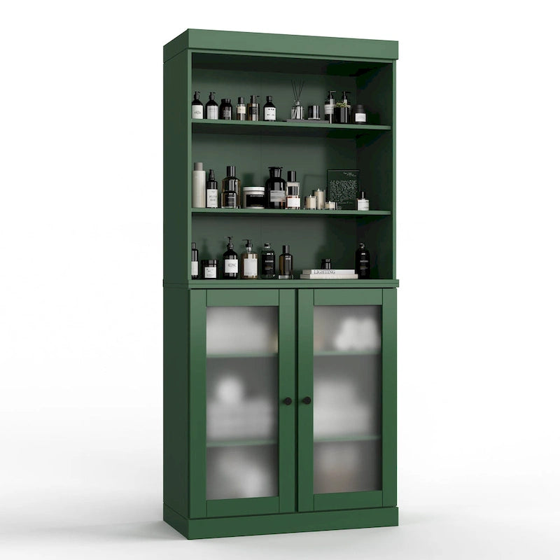100% Solid Wood 32 Bathroom Cabinet with Optional Doors by Palace Imports