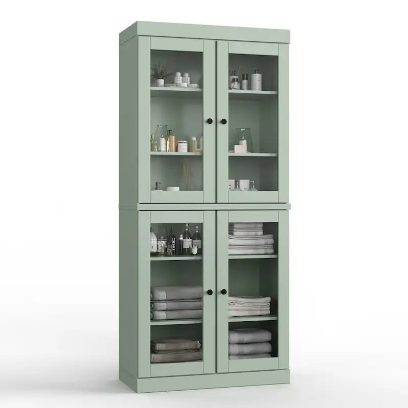 100% Solid Wood 32 Bathroom Cabinet with Optional Doors by Palace Imports