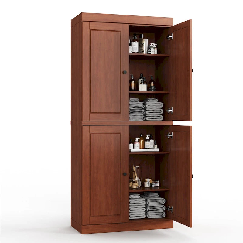 100% Solid Wood 32 Bathroom Cabinet with Optional Doors by Palace Imports