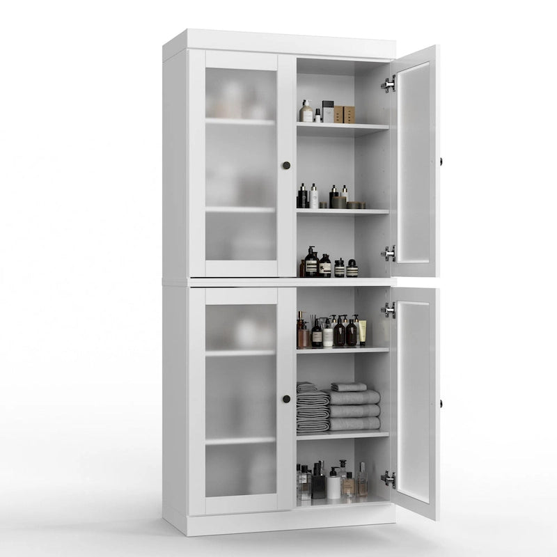 100% Solid Wood 32 Bathroom Cabinet with Optional Doors by Palace Imports