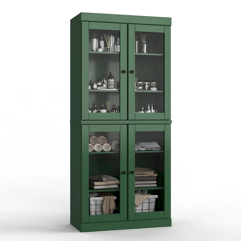 100% Solid Wood 32 Bathroom Cabinet with Optional Doors by Palace Imports
