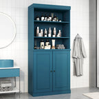100% Solid Wood 32 Bathroom Cabinet with Optional Doors by Palace Imports