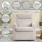 Fauteuil pivotant Olivia Accent de Convenience Concepts