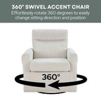 Fauteuil pivotant Olivia Accent de Convenience Concepts
