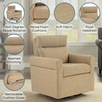 Fauteuil pivotant Olivia Accent de Convenience Concepts