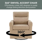 Fauteuil pivotant Olivia Accent de Convenience Concepts