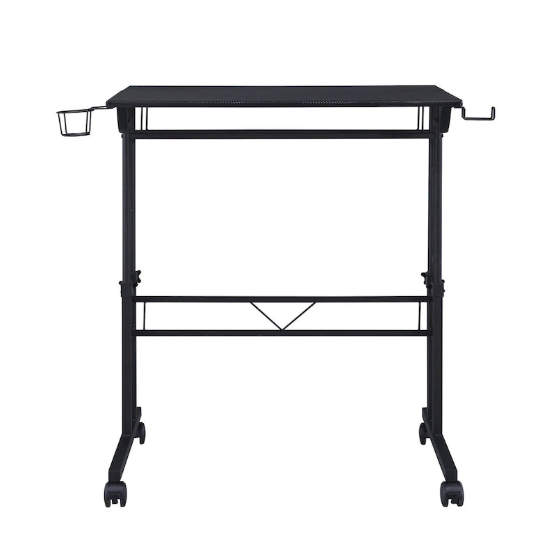 Techni Mobili Rolling Writing Desk with Height Adjustable Desktop