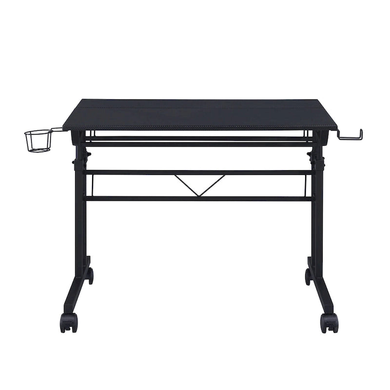 Techni Mobili Rolling Writing Desk with Height Adjustable Desktop