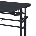 Techni Mobili Rolling Writing Desk with Height Adjustable Desktop