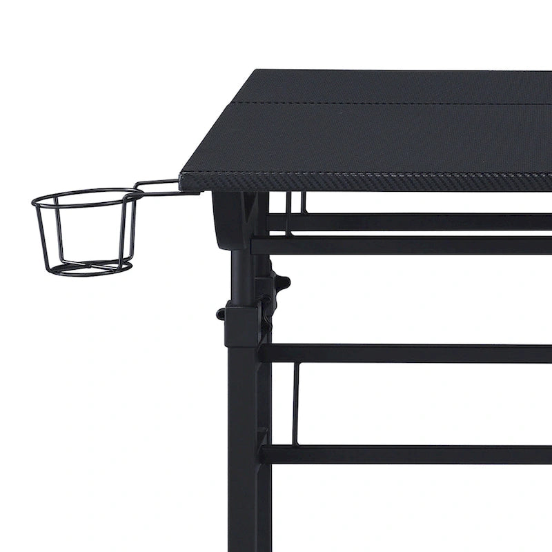 Techni Mobili Rolling Writing Desk with Height Adjustable Desktop