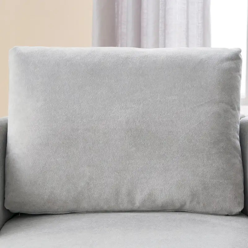 Fauteuil rond pivotant 360° en chenille avec design incurvé ergonomique et capacité de 200 kg
