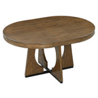 Ensemble de salle à manger rustique et fonctionnel 5 pièces, comprenant 1 table extensible avec rallonge de 40 cm et 4 chaises rembourrées