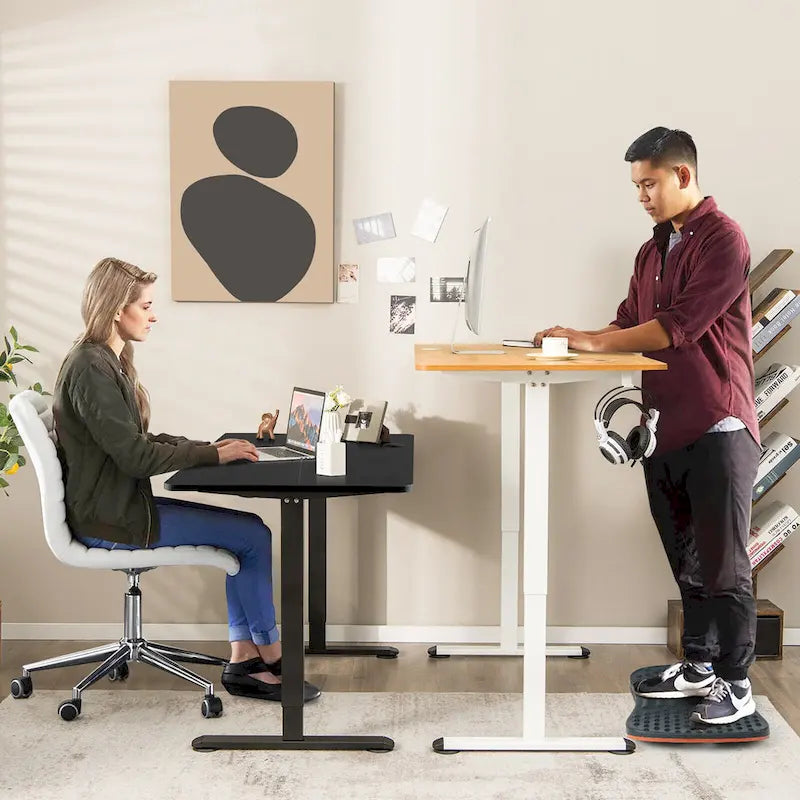 Gymax Electric Standing Desk Adjustable Stand up Computer Desk