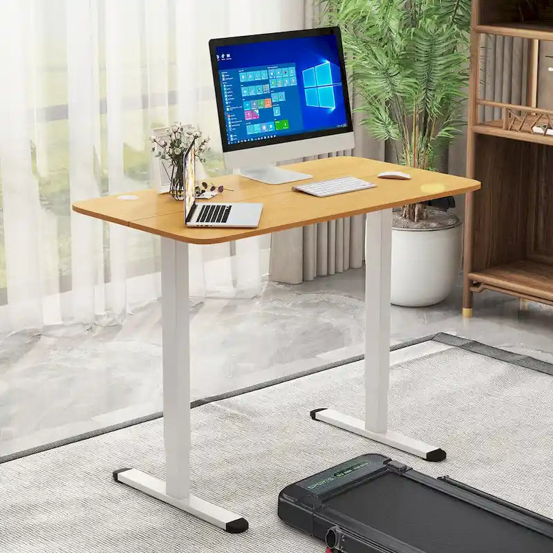 Gymax Electric Standing Desk Adjustable Stand up Computer Desk