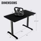 Gymax Electric Standing Desk Adjustable Stand up Computer Desk
