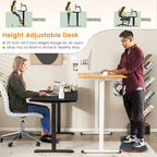Gymax Electric Standing Desk Adjustable Stand up Computer Desk