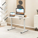 Gymax Electric Standing Desk Adjustable Stand up Computer Desk
