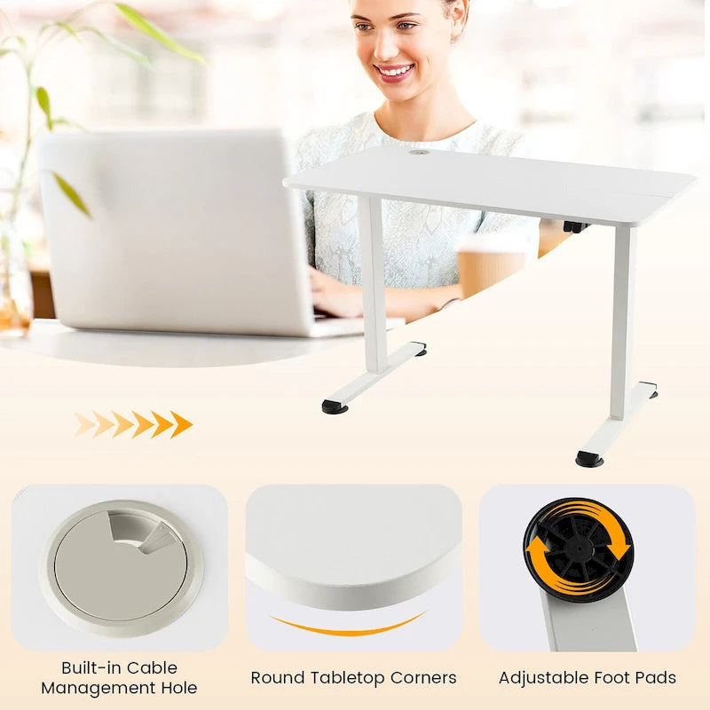 Gymax Electric Standing Desk Adjustable Stand up Computer Desk
