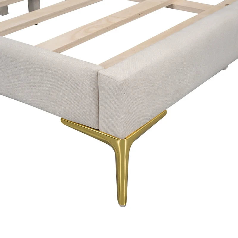 Lit de repos rembourré moderne avec accoudoir et têtière