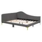 Lit de repos rembourré moderne avec accoudoir et têtière