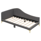 Lit de repos rembourré moderne avec accoudoir et têtière