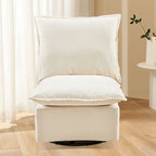28.74 Chenille Upholstered 360 Swivel Rocking Chair