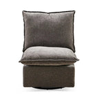 28.74 Chenille Upholstered 360 Swivel Rocking Chair