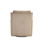 Camel 26.77 Swivel Barrel Chair with Hardwood Frame