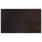 Espresso Retro 6-Piece Wooden Dining Table Set with Rectangular Table & 4 Chairs