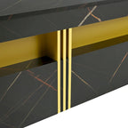 43.3 Modern Square Storage Coffee Table with 4 Drawers for Living Room