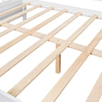Full Solid Wood Daybed with Backrest & Armrest