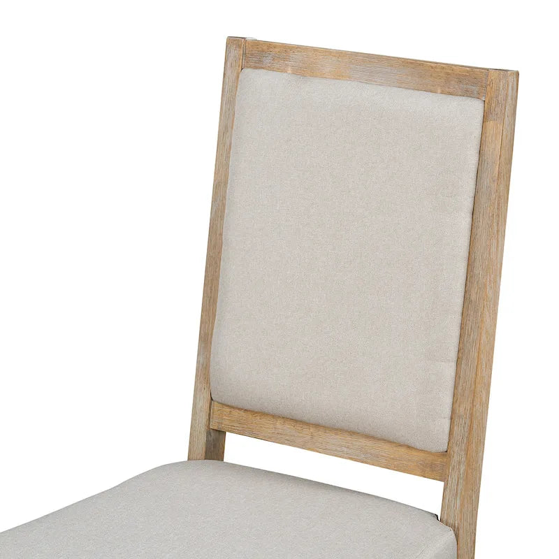 Ensemble de salle à manger 5 pièces en bois avec table ronde extensible et 4 chaises