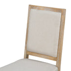 Ensemble de salle à manger 5 pièces en bois avec table ronde extensible et 4 chaises
