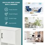Costway File Cabinet Mobile Lateral Printer Stand with Storage Shelves