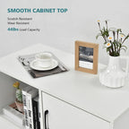 Costway File Cabinet Mobile Lateral Printer Stand with Storage Shelves