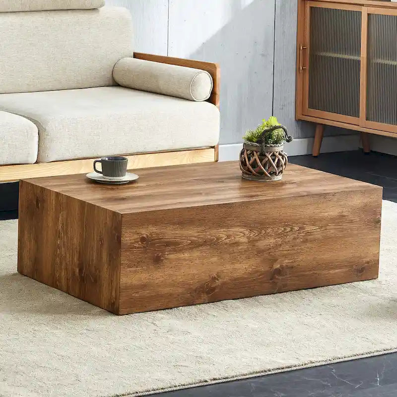 Table basse moderne en MDF pour salon