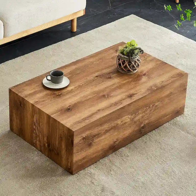 Table basse moderne en MDF pour salon