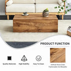 Table basse moderne en MDF pour salon