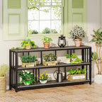 3 Tiers Console Sofa Table, 70 Entryway Hallway Table for Living Room