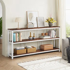 3 Tiers Console Sofa Table, 70 Entryway Hallway Table for Living Room