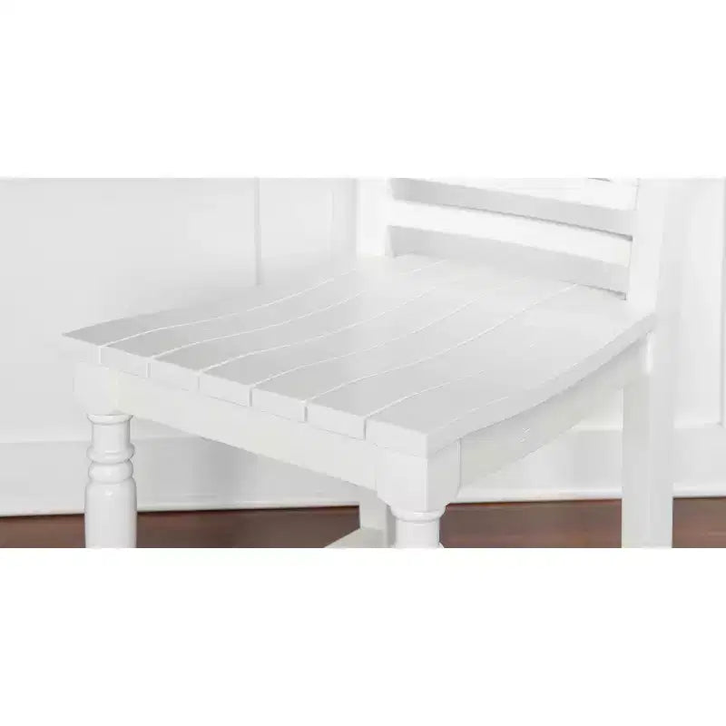 Tabouret de bar à hauteur de comptoir Bristol X Back de 24,25 po, blanc - Powell Company