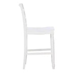 Tabouret de bar à hauteur de comptoir Bristol X Back de 24,25 po, blanc - Powell Company
