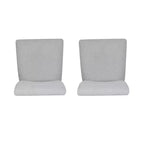 Linon Lot de 2 tabourets de bar pivotants Cyrus de hauteur comptoir Gris