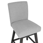 Linon Lot de 2 tabourets de bar pivotants Cyrus de hauteur comptoir Gris